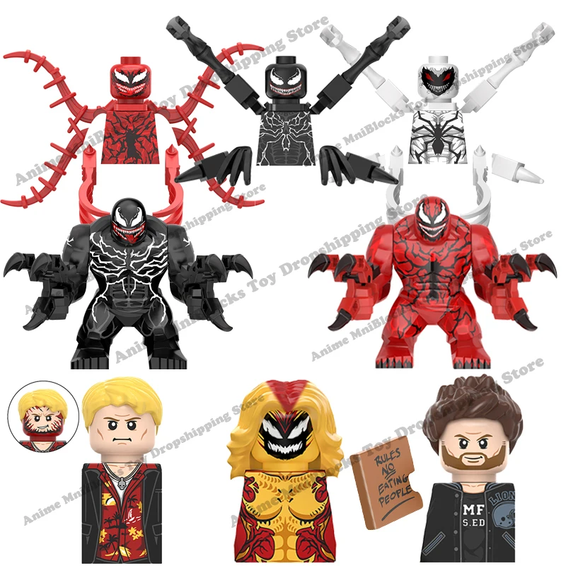 

WM6120 Venom anime bricks Massacre Anti-Venom Scream Disney anime dolls mini action toy figures Assemble toys blocks kids gifts