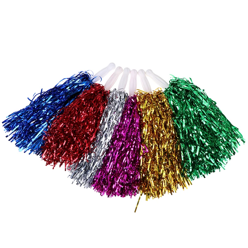 1PC 20CM Cheer Dance Sport Competition Cheerleading Pom Poms Flower Ball For for Football Basketball Match Pompon Children Use | Спорт и