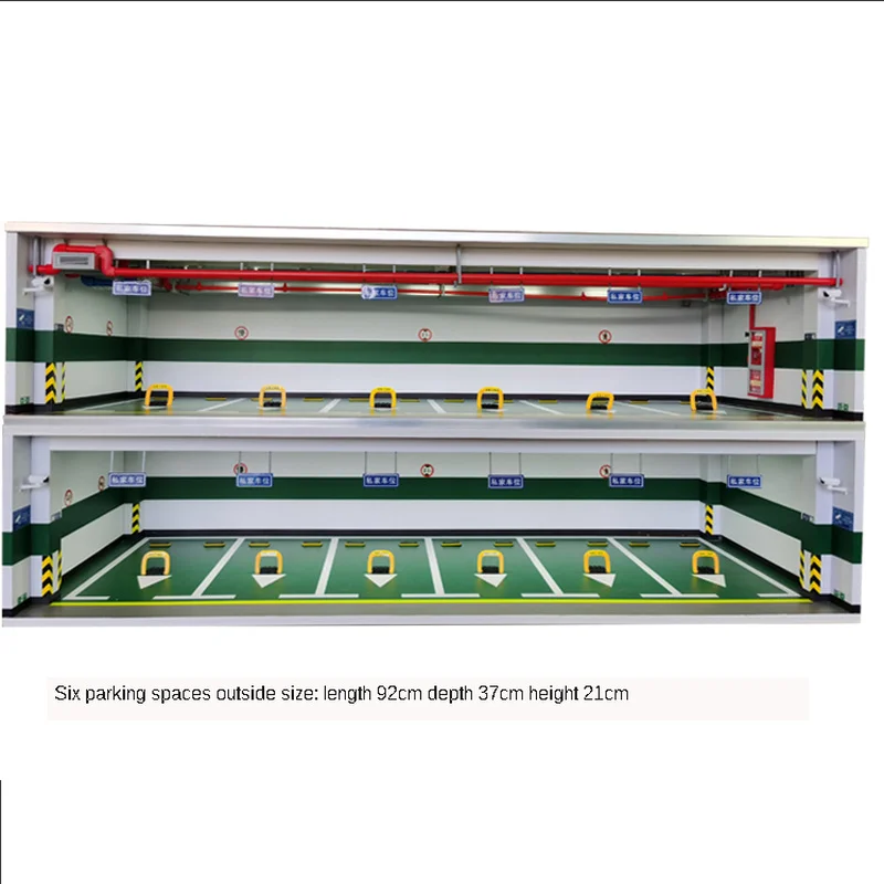 Модель подземного гаража в масштабе 1:18 демонстрационная модель автомобиля