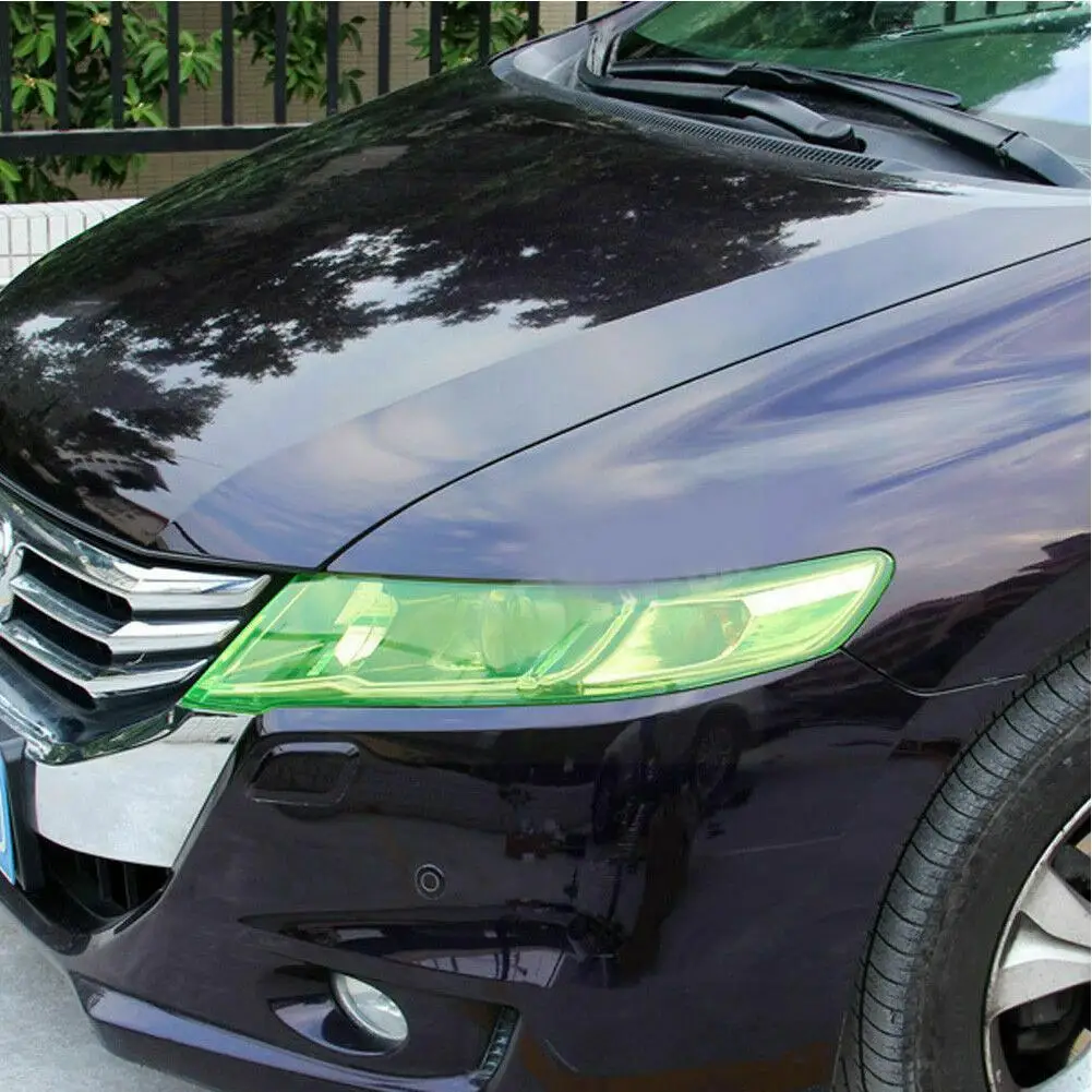 

30*100cm Auto Car Smoke Fog Light Headlight Taillight Car Cover Sticker Styling Car Waterproof Body Sheet Film Tint Vinyl F J9G8