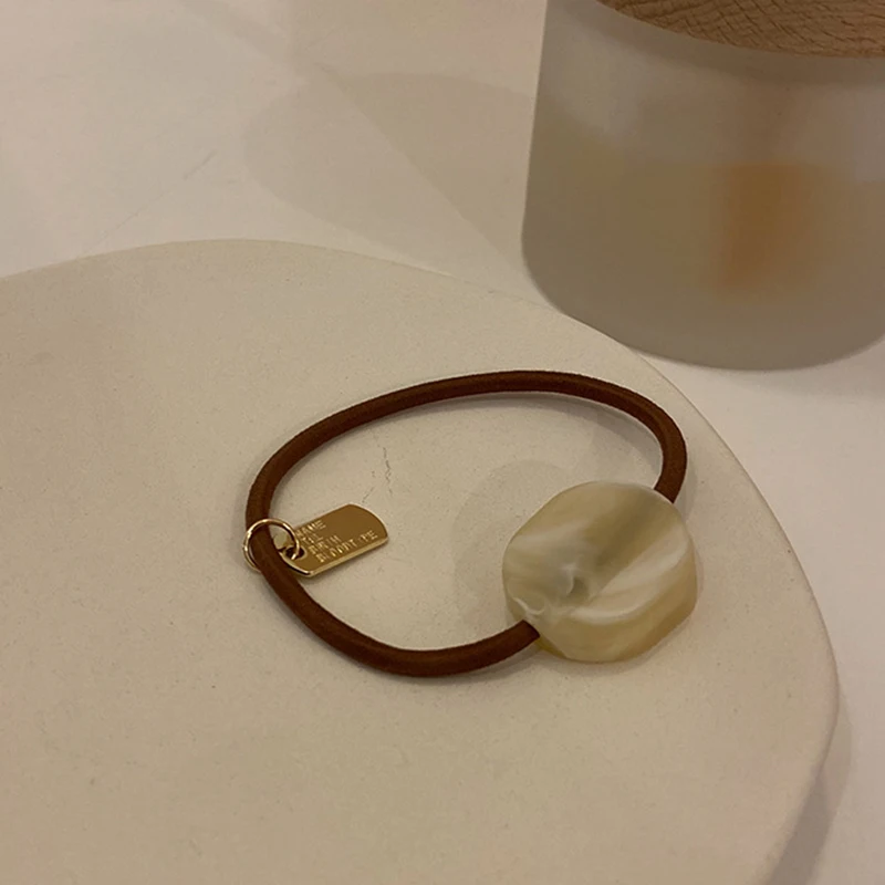 

New Korea Women Hair Ropes Temperament Hair Bands Elastic Rubber Band Ponytail Holder for Hair ring