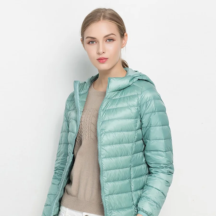 Плюс Размер 6XL 7XL весенне осенняя зимняя куртка женская ультра легкая