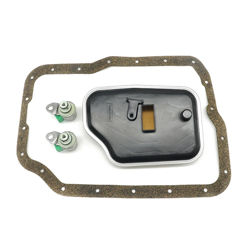 

Trans Shift Solenoid Filter Service Kit Transmission Oil Strainer for Ford 2000-2012 Mazda 2002-2010 4F27E FN4AEL