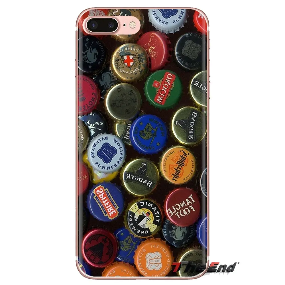 Многие крышки для пивных бутылок узор коллаж чехол телефона Samsung Galaxy J1 J2 J3 J4 J5 J6 J7 J8