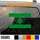 Национальный флаг либана Кедр из либана наклейка автомобиля виниловая лодка грузовика высечки без фона, выберите свой размер и цвет!