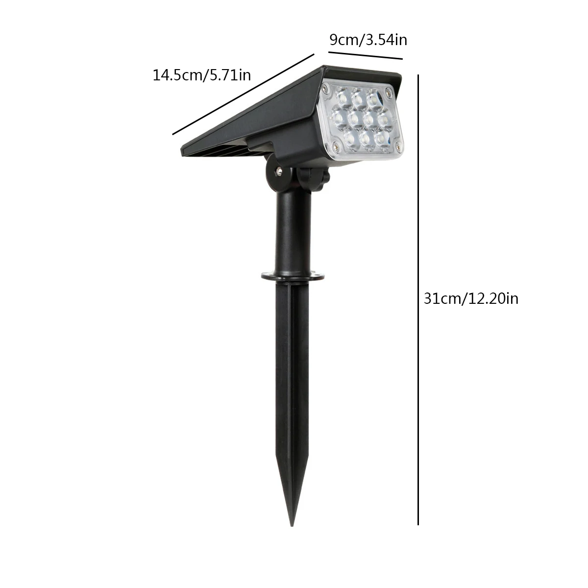 

220VOutdoor 20LED Garden Lawn Light Landscape Lamp Spike Waterproof 12V Path Bulb Warm White color light Spot Lights