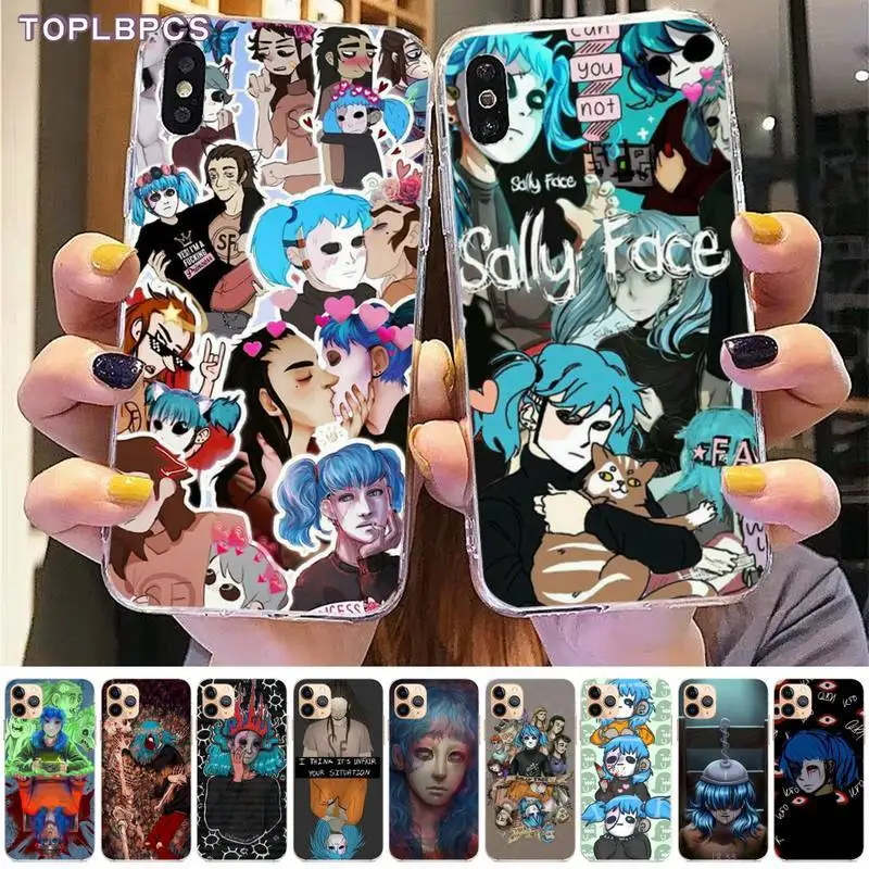 Sally Face Game DIY phone Case cover Shell for iphone 13 8 7 6 6S Plus X 5S SE 2020 XR 11 12 pro XS MAX | Мобильные телефоны и
