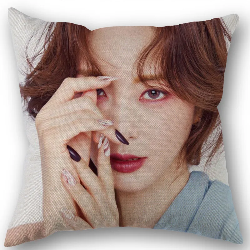 KPOP Хан вы Seul наволочка из хлопка и льна квадратном каблуке на молнии накидка для