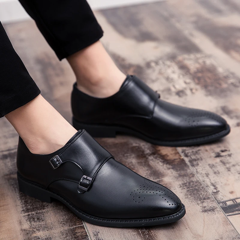 

Мужская обувь Высокое качество Мягкие Кожаные мужские лоферы; Обувь в винтажном стиле; Мужские туфли с острым носком, без шнуровки, на откры...