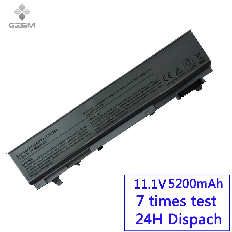 HSW 5200 мАч ноутбук аккумулятор для Latitude E6400 E6500 precision M2400 M4400 PT437 KY477 KY265 KY266 KY268