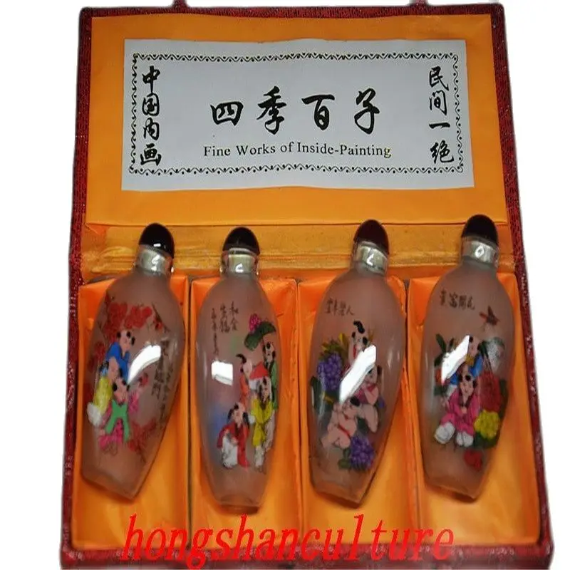 EXQUISITE CHINESE CRYSTAL GLASS HANDMADE SNUFF BOTTLE Snuff Bottles With Pictures Inside | Дом и сад