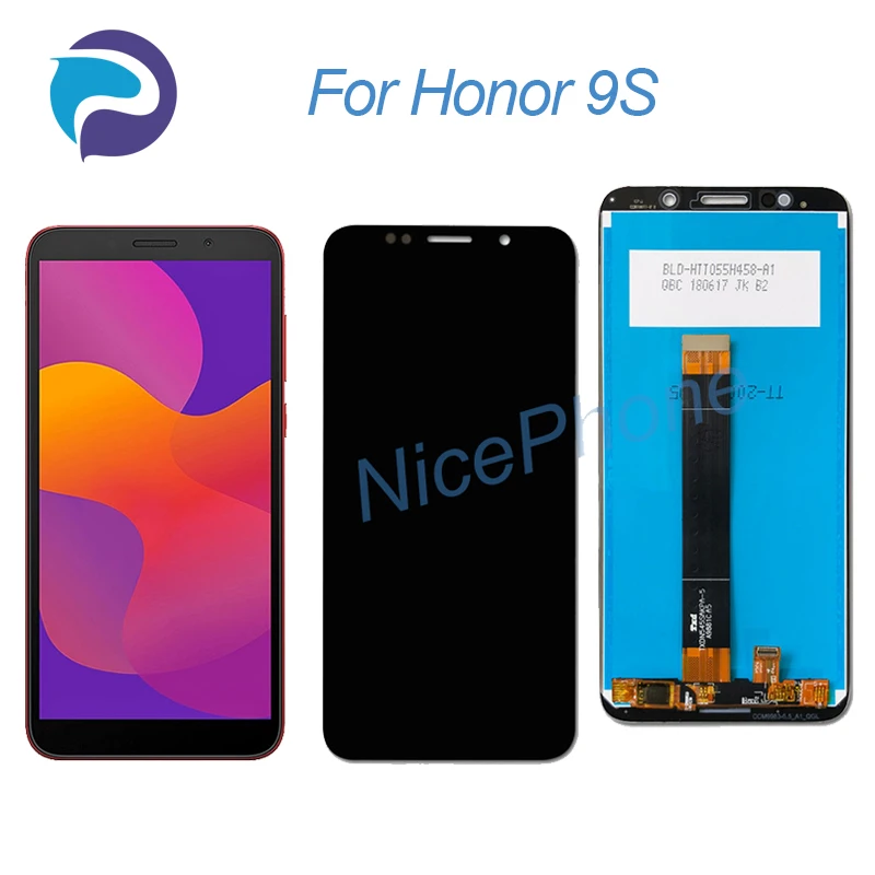 Для honor 9s ЖК-дисплей кодирующий преобразователь сенсорного экрана в сборе Замена 5,45 'DUA-LX9 для honor 9s экран ЖК-дисплей