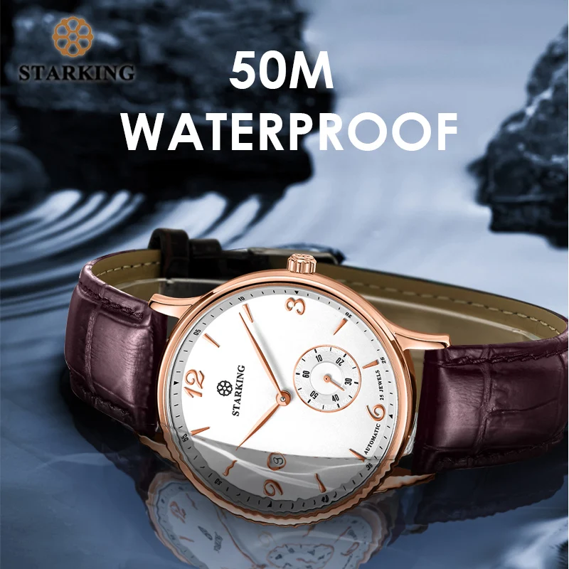 STARKING женские часы с сапфировым кристаллом автоматические автоподзаводом из