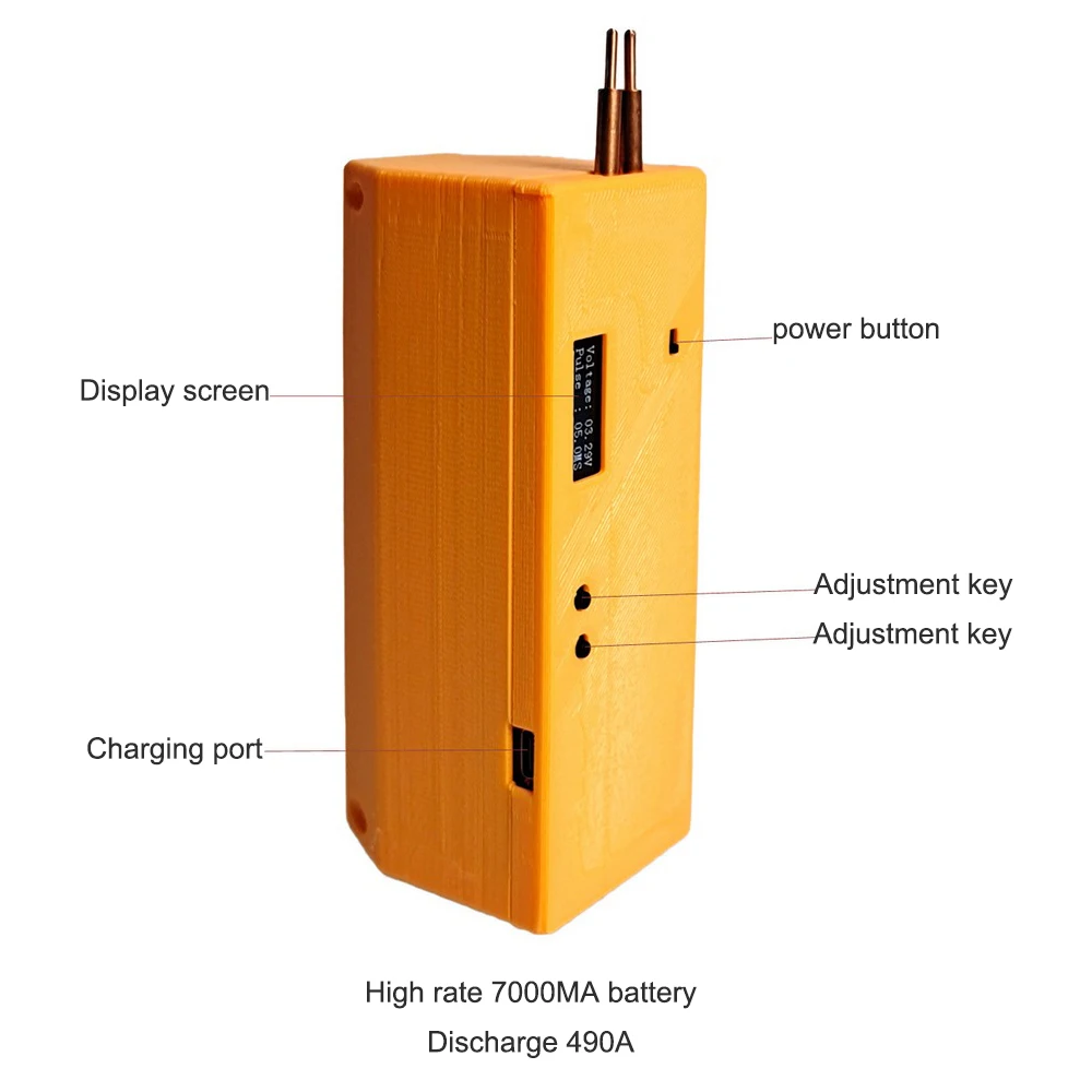 

Lithium Battery Spot Welding Machine Mini Household Automatically Triggers Double Pulse Spot Welding Machine Needle Detachable