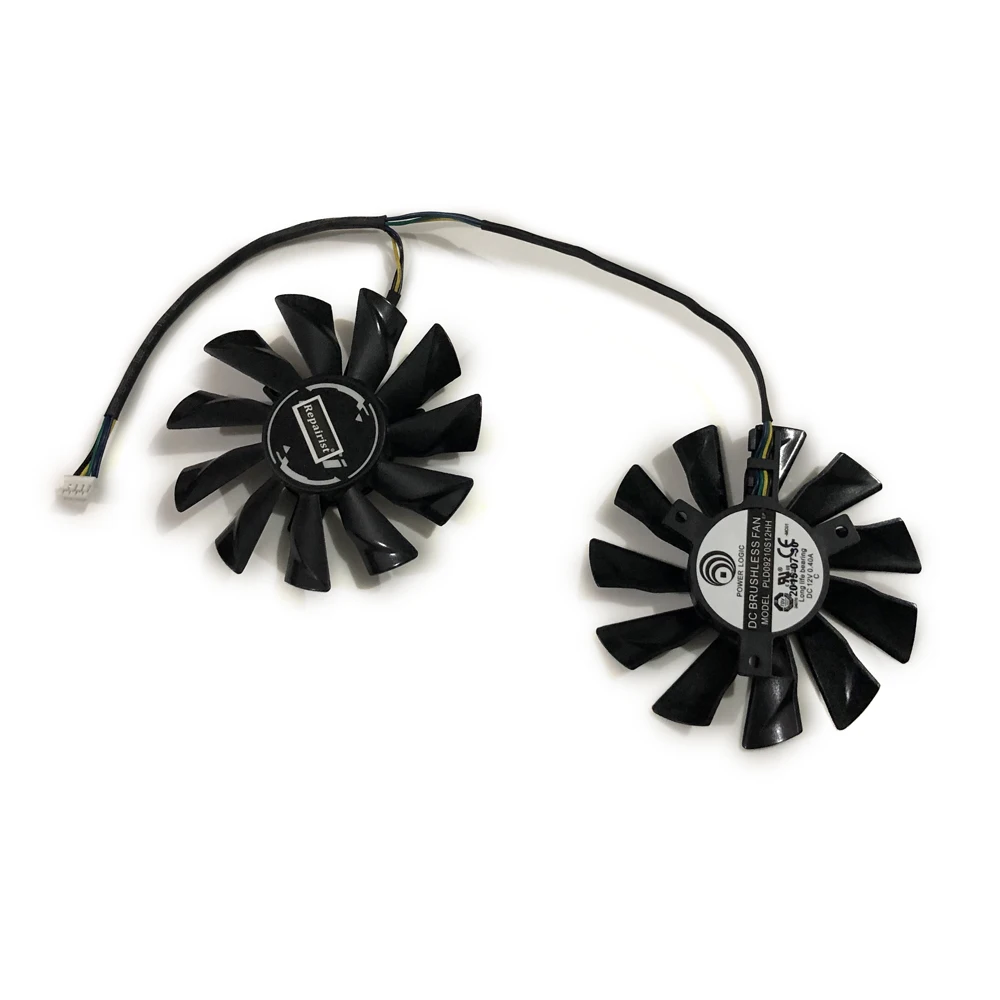 1 комплект PLD09210S12HH GTX960 охлаждающий вентилятор GPU для MSI GeForce GTX 950 2GD5T OCV2 960 Grahics