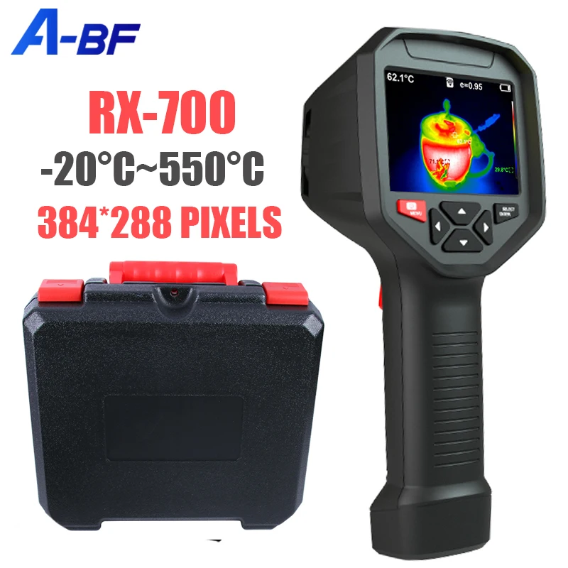 

A-BF High Resolution Infrared Thermal Camera 388*284 Pixel Industry Thermal Imager House Floor Heating Hot Water Pipe Screening