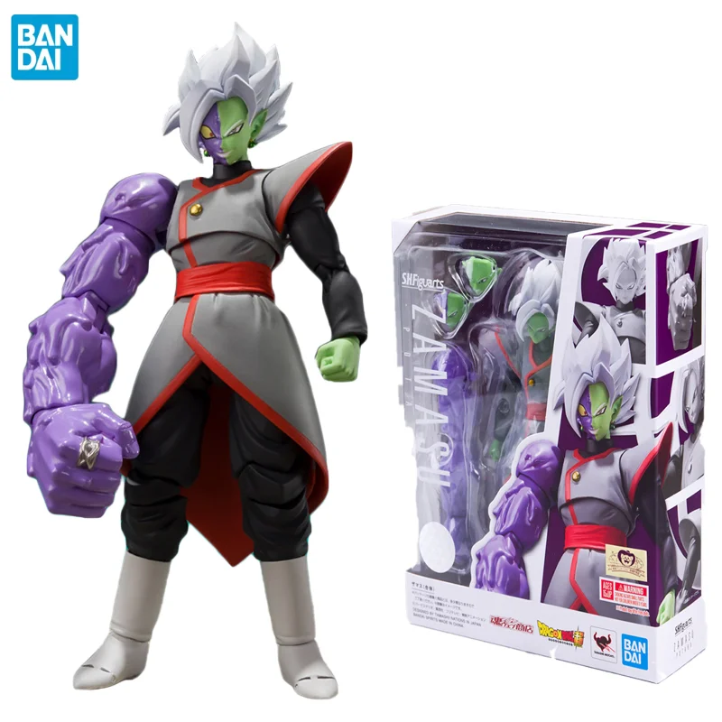 

Original BANDAI Anime Figure SHF Dragon Ball Super Zamasu Goku Anime Action Figures Ferrite 6Inch Collection Figure Model Toys