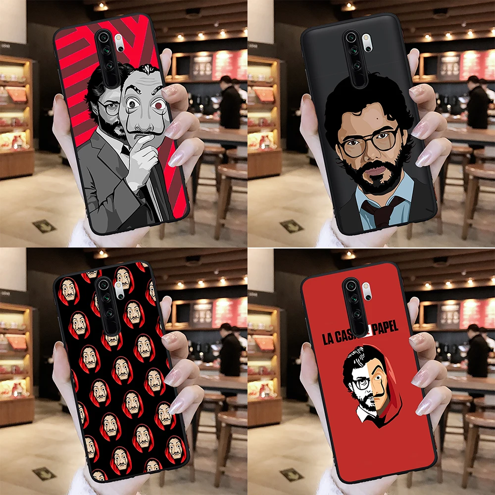 

Spain TV Money Heist House Paper La Casa de papel for Xiaomi Mi 9T Redmi Note 5 6 7 8 8T 9 9S 10 10Pro K20 K30 9T Pro Phone Case