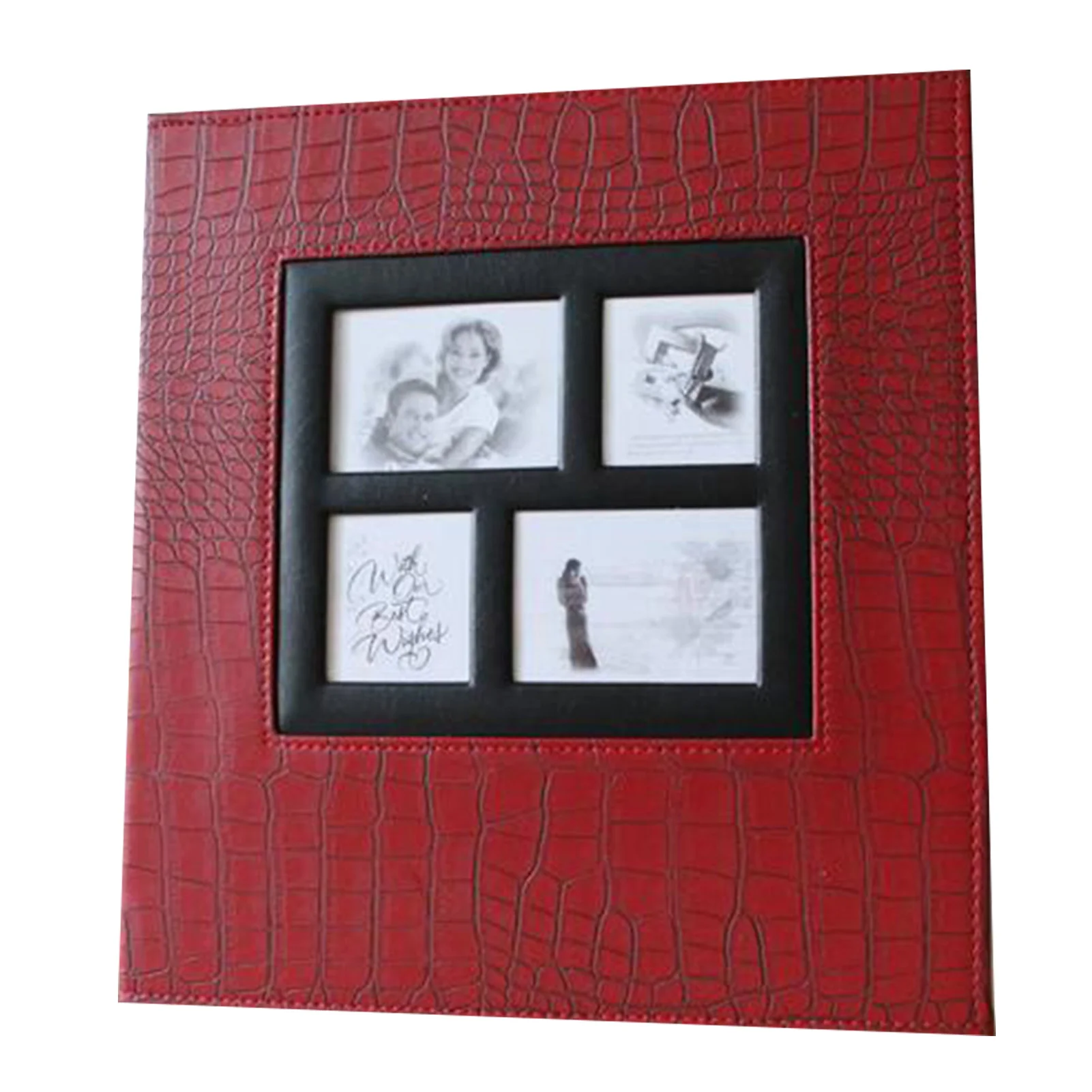 

PU Leather Photo Album Extra Large Capacity Wedding Family Photo Interstitial Album Gifts for Friends and Relatives HVR88