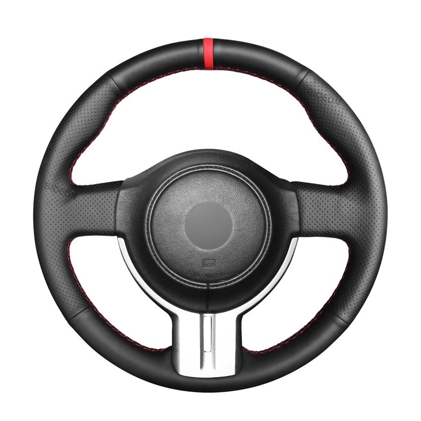

Черная искусственная кожа ПУ крышки рулевого колеса оплетка для Toyota 86 GT86 Subaru BRZ Scion FR-S FRS 2012 2013 2014-2015