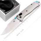 Новейшая жесткая коробка, ручка из настоящего титана 535 Mark S90V, складной карманный инструмент для выживания, для повседневного использования, для кухни, охоты, нож для кемпинга на открытом воздухе