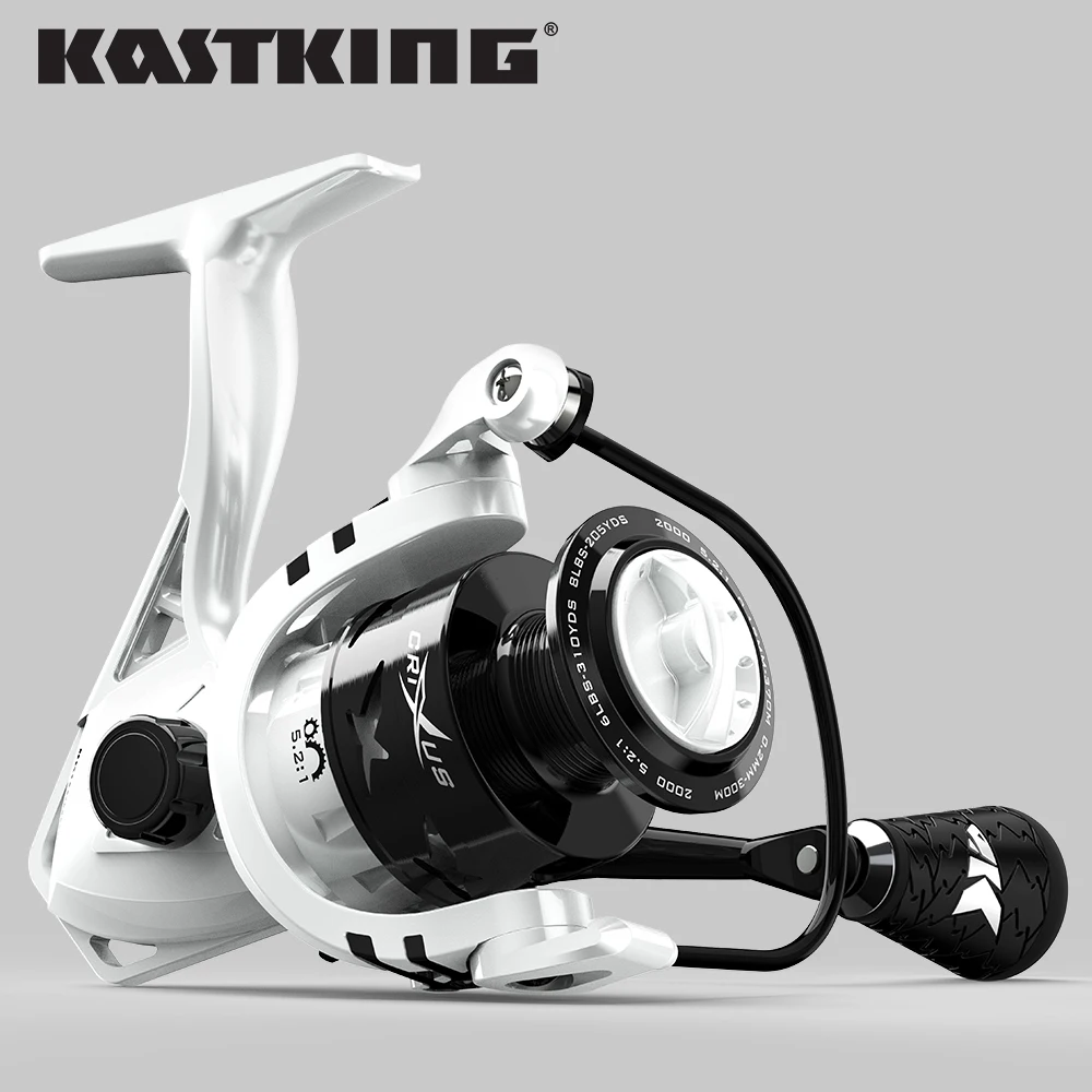 KastKing Crixus 9kg Max Drag Spinning Fishing Reel Graphite Body Carbon Fiber Washer 5.2:1/4.5:1 Gear Ratio Coil | Спорт и