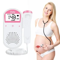 portable fetal doppler baby monitor ultrasound fetal listen for pregnant women home sonar doppler sonar heart rate detector