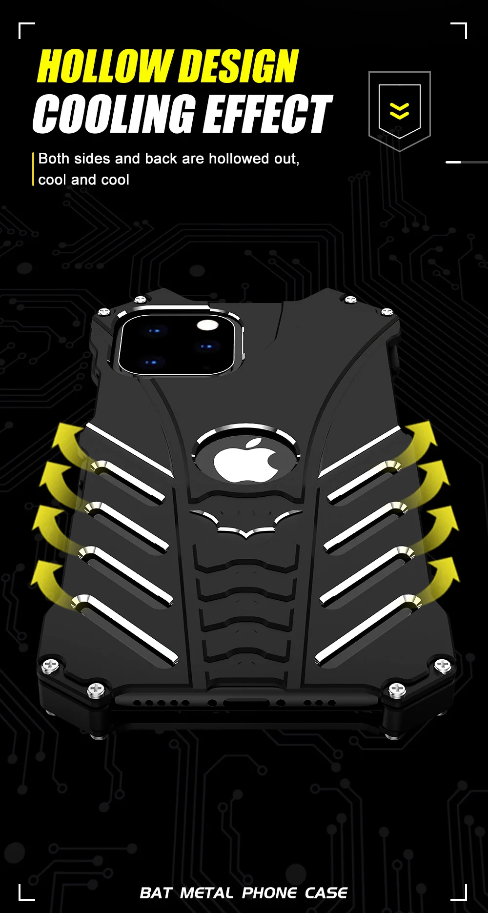 Алюминиевый Броня Бэтмен чехол для iPhone 11 Pro Max XS Max XR X 8 7 6 6S Plus SE 5 5S 5C чехол Железный человек, телефон оболочки кожи сумка