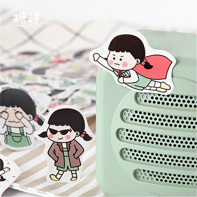 45 шт. Симпатичные слинги для девочек блокноты записей клейкие заметки практичные