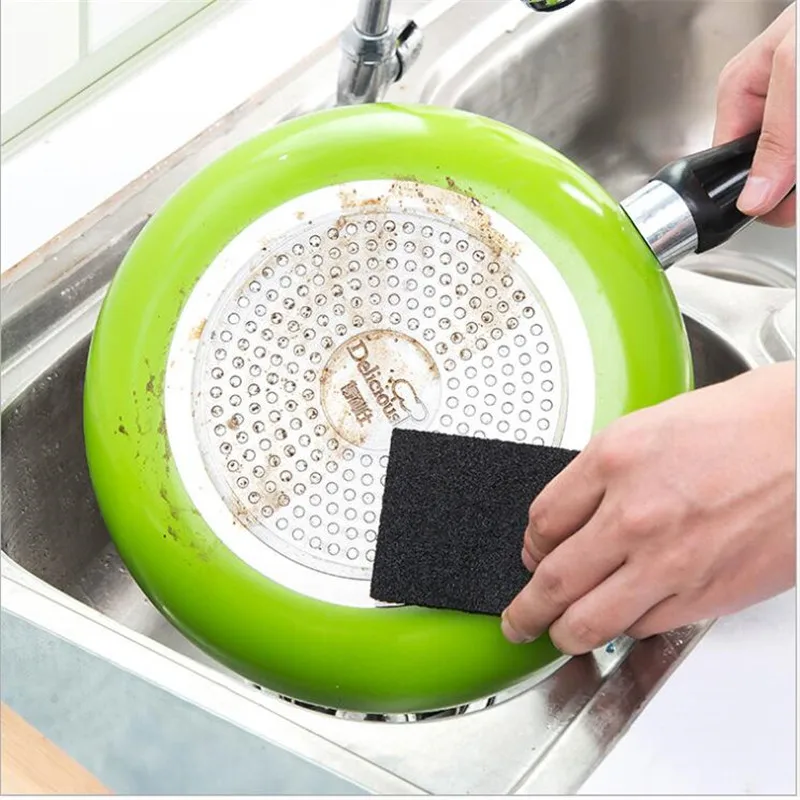 3PCS100*70*1 3 мм меламиновая Наждачная губка для кухонной посуды Nano Очиститель накипи