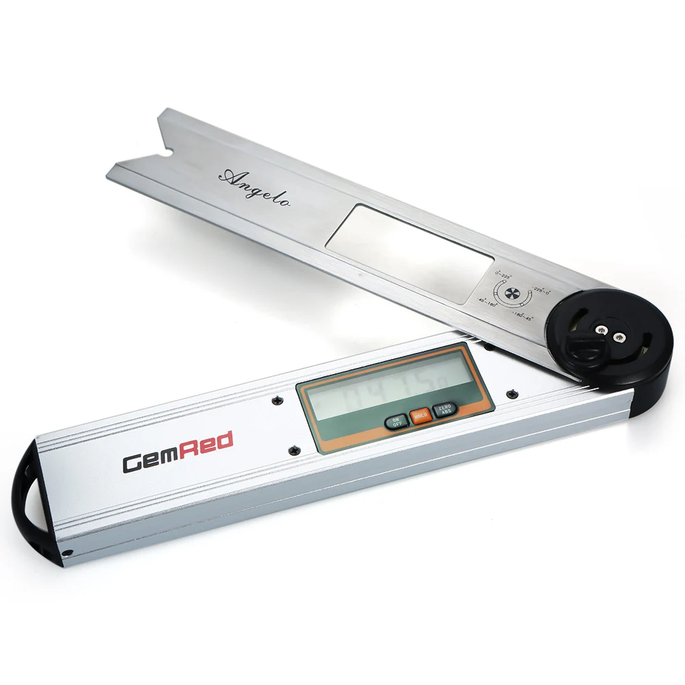 GemRed цифровой датчик угла дисплей Транспортир Гониометр нивелир Из Нержавеющей