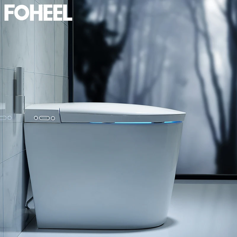 FOHEEL OnePiece Intelligent Toilet Smart Toilet WC Elongated Remote