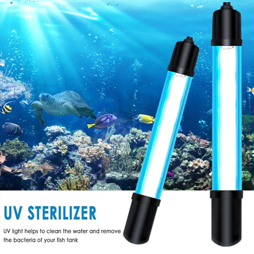 

5/7/9/11w UV Disinfection Lamp Aquarium Submersible UV Light 110VUVC Sterilizer Light Germicidal Lamp Lamp Ozone Bulb