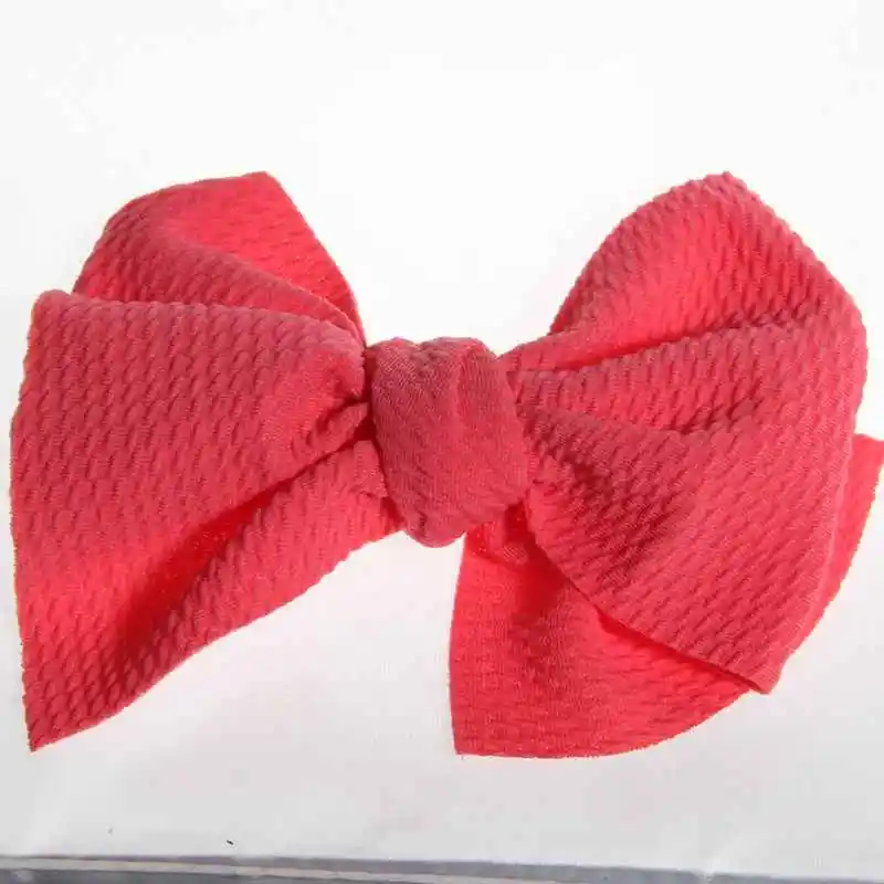 Coral 50 шт., 13 см, 5,1 дюйма, большие, для новорожденных, Seersucker, вафельные банты для волос, для повязки на голову, для волос, бутик, заколки для волос, заколки для волос, аксессуары для головных уборов - Цвет: Coral