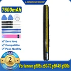 Аккумулятор L12m4e01 7600 мА  ч для ноутбука Lenovo G505s Z50-70 G50-70 G50-45 G500s Ideapad Z710 L12L4A02 L12M4A02 L12M4E01 L12S4A02