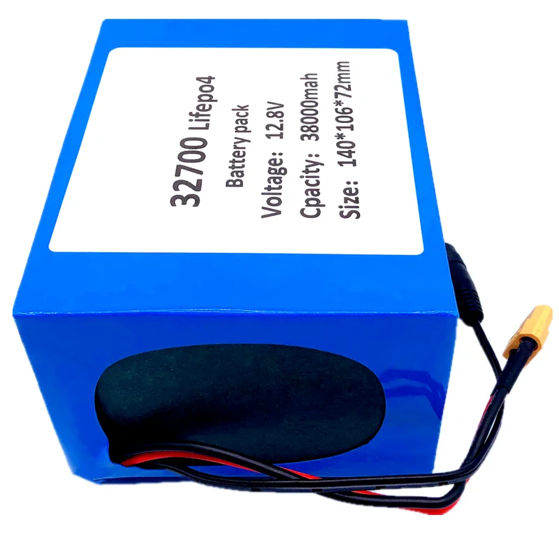 

32700 Lifepo4 Battery Pack 4S3P 12.8V 30Ah 4S 40A 100A Balanced BMS for Electric Boat and Uninterrupted Power Supply 12V