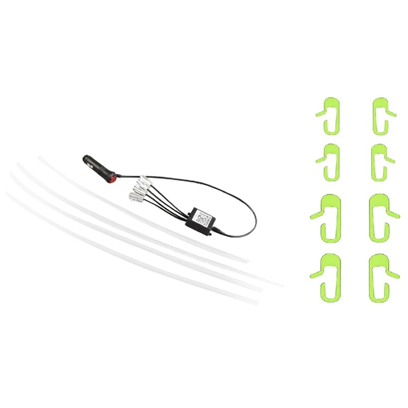 Комплект неосветильник вых трубок и наклеек на дверь для Tesla Model 3 RGB внутренняя