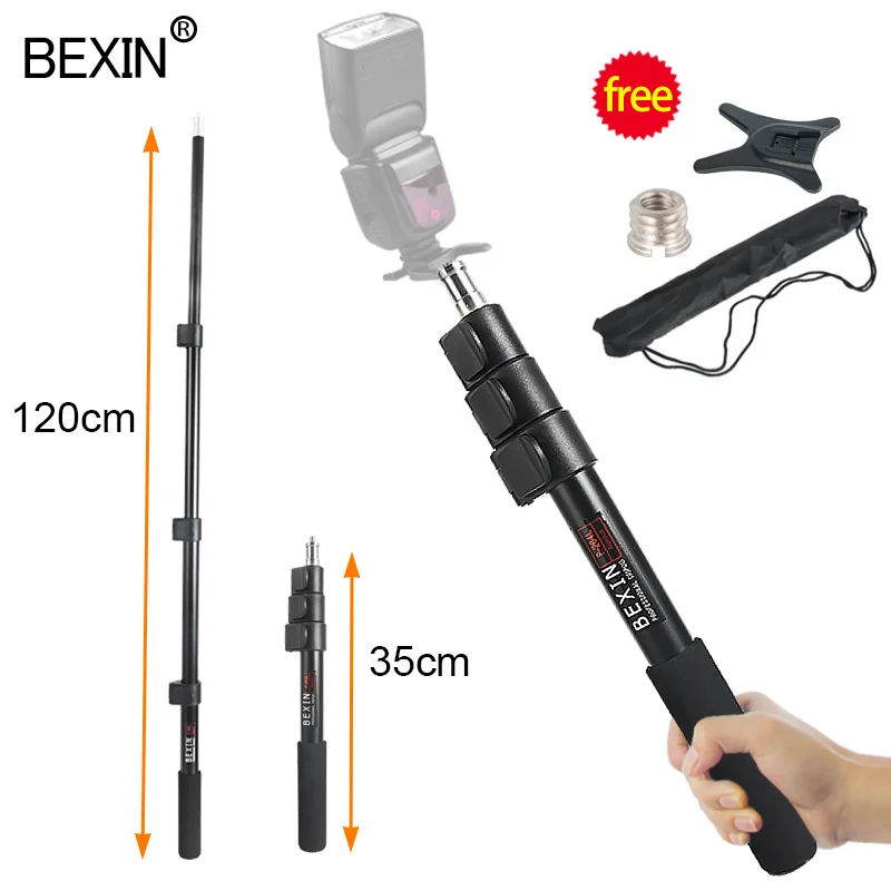 Exten держатель для фотовспышки селфи ручной монопод светильник|Аксессуары