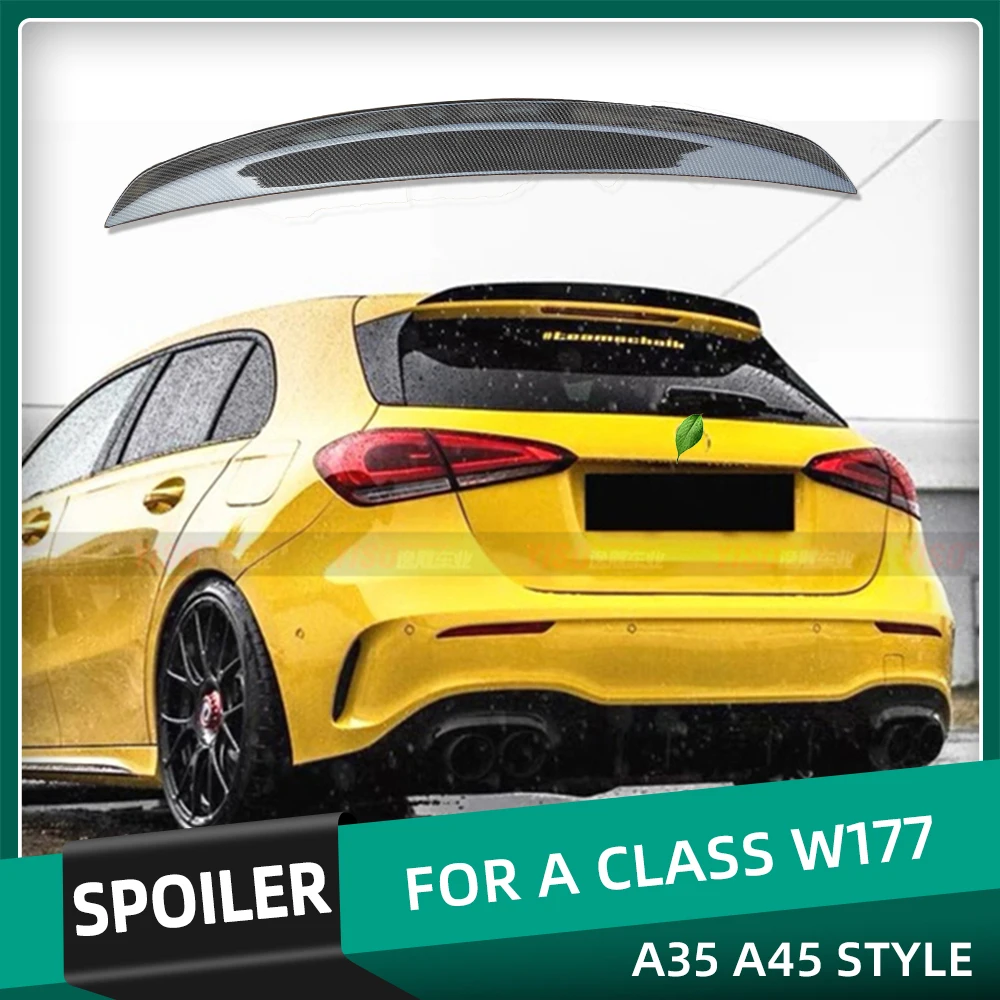 Бесплатная доставка задний спойлер для багажника крылья Mercedes Benz A класса W177 2019 2020