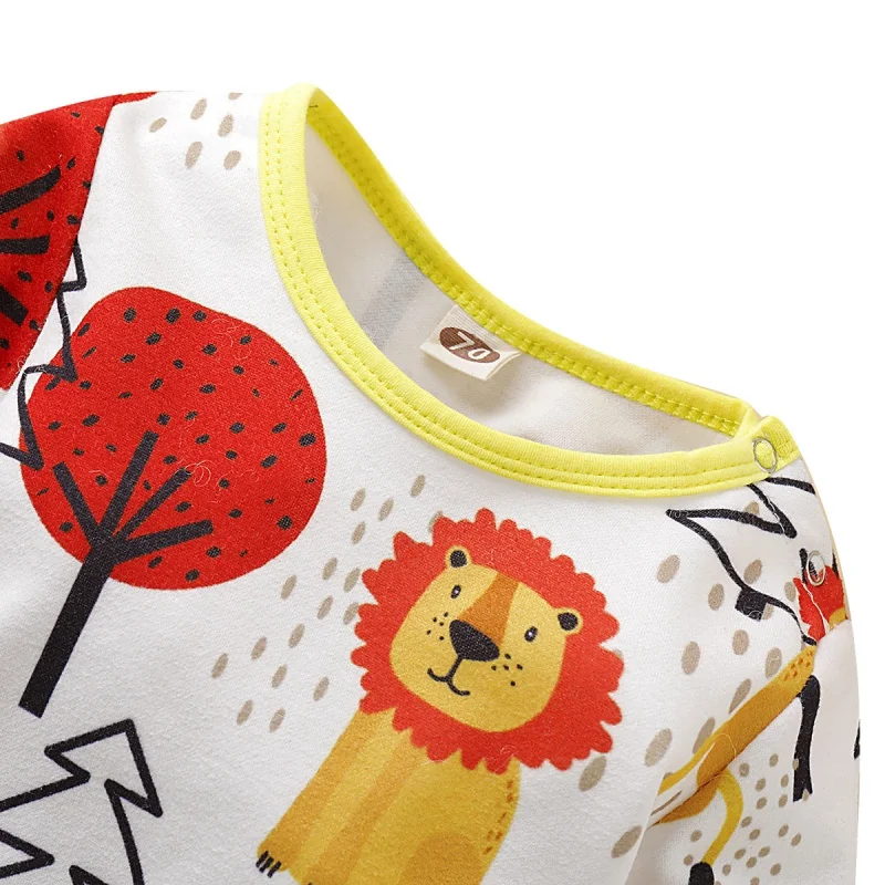 

Newborns Clothes Infant Rompers Baby Boys Girls Long-Sleeve Romper Cartoon Jumpsuit Baby Toddler Clothes Baby Boy Girl Outfits