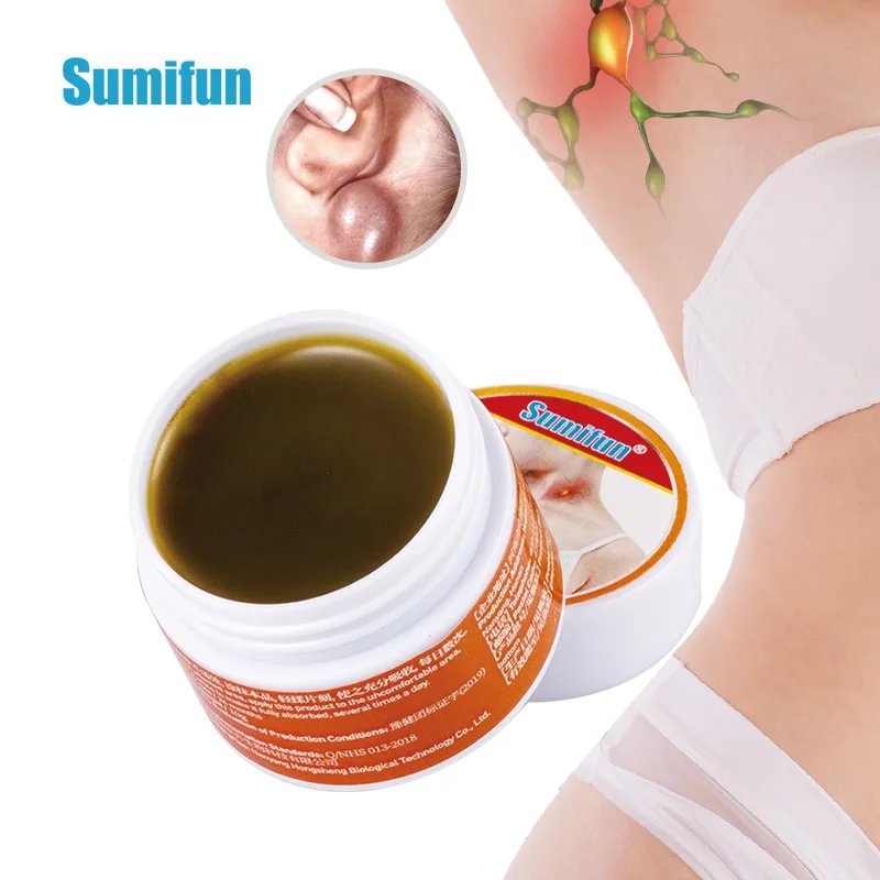 

10g Sumifun Lymphatic Detox Cream Neck Lymph Balm Anti-Swelling Herbs Ointment Armpit Lymph Nodes Herb Medical Cream Health Care