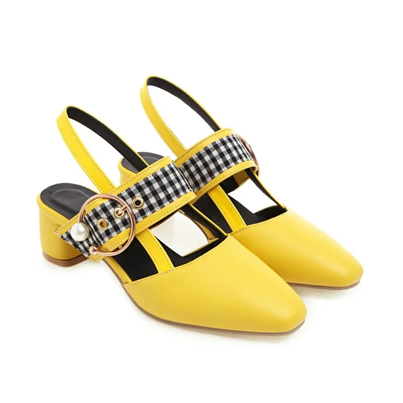 Большой Размеры Женские туфли на высоком каблуке Женская обувь женские