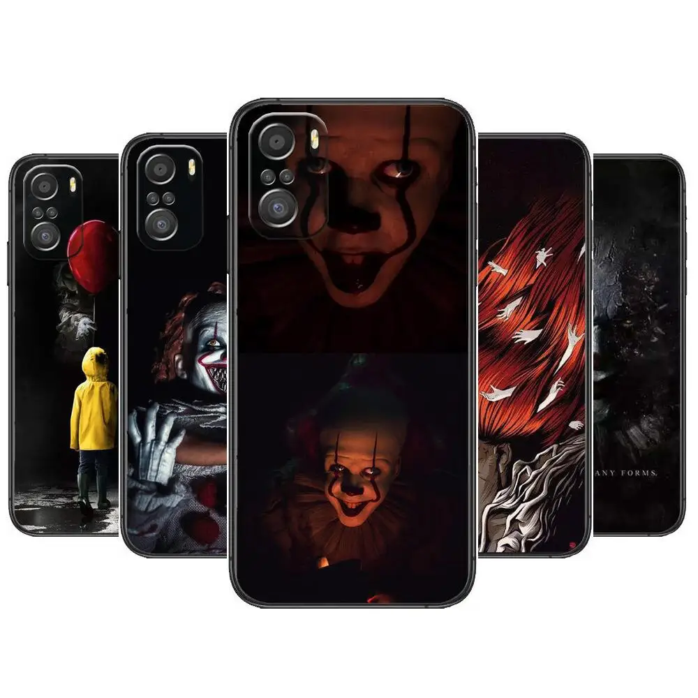 

Stephen King's It For Xiaomi Redmi Note 10S 10 9T 9S 9 8T 8 7S 7 6 5A 5 Pro Max Soft Black Phone Case