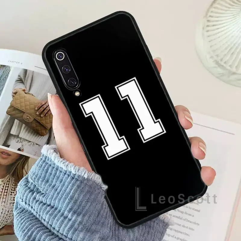 

Football Lucky number Phone Case For Xiaomi Redmi 7 9t 9se k20 mi8 max3 lite 9 note 8 9s 10 pro
