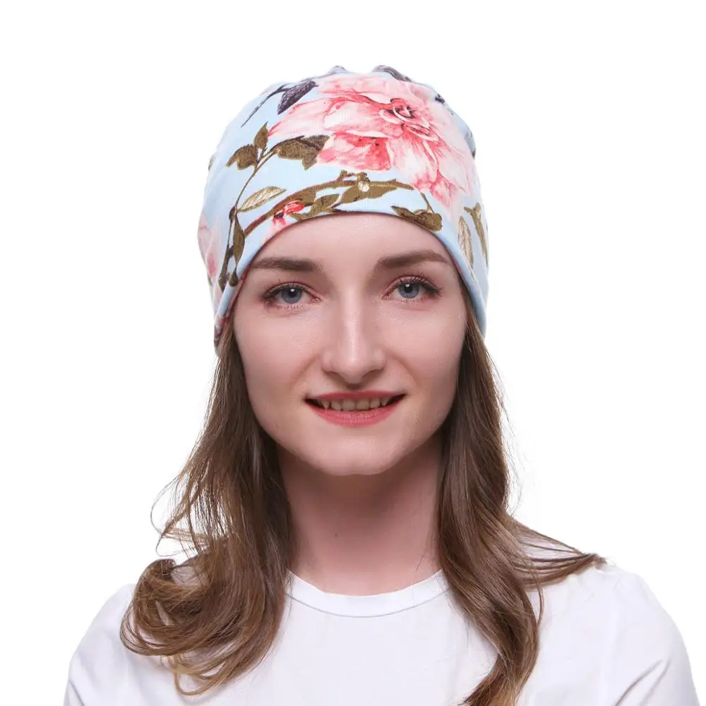 Спортивные шапки-тюрбан из вискозы WELROG Модные дышащие шапки в горошек с