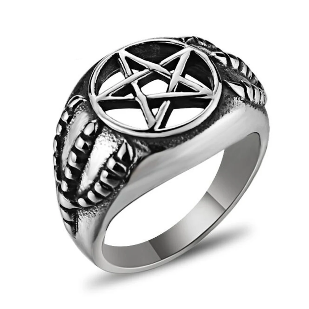 Винтажное ожерелье из нержавеющей стали с викинговым топором мужские кольца в