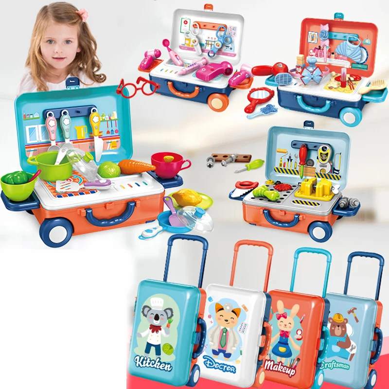 Игрушечный Игровой Набор для кухни миниатюрный карьерный симулятор игры малышей