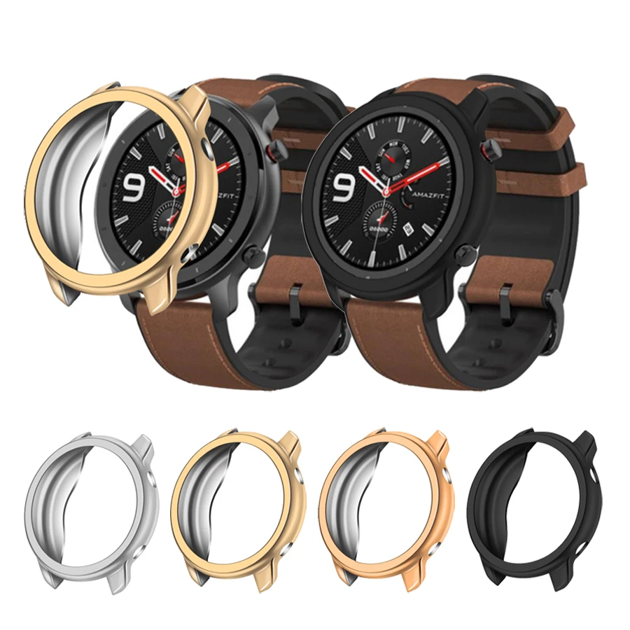 Защитный чехол для часов Xiaomi Huami Amazfit GTR 47 мм защитный из ТПУ смарт