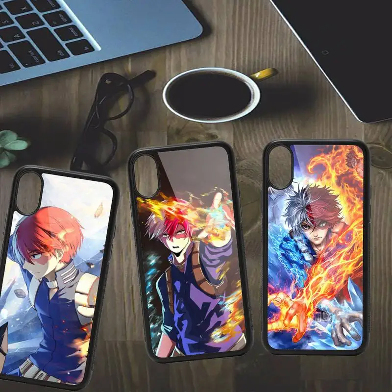 

My Hero Academia Todoroki Shoto Phone Case PC for iPhone 11 12 pro XS MAX 8 7 6 6S Plus X 5S SE 2020 XR