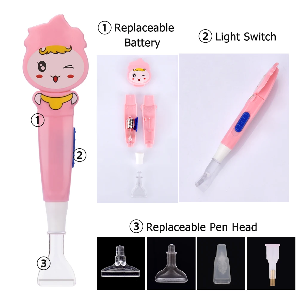 Алмазная 5d вышивка со светодиодной подсветкой|Алмазная мозаика и вышивка| |